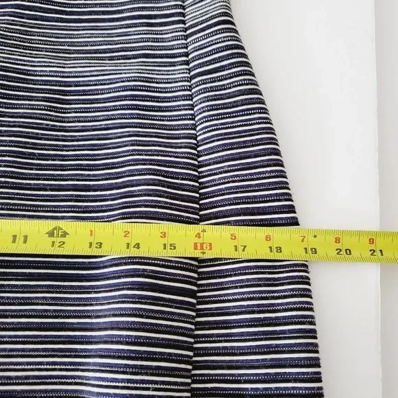 BANANA REPUBLIC Striped Fit & Flare Retro Dress - Picture 9 of 12